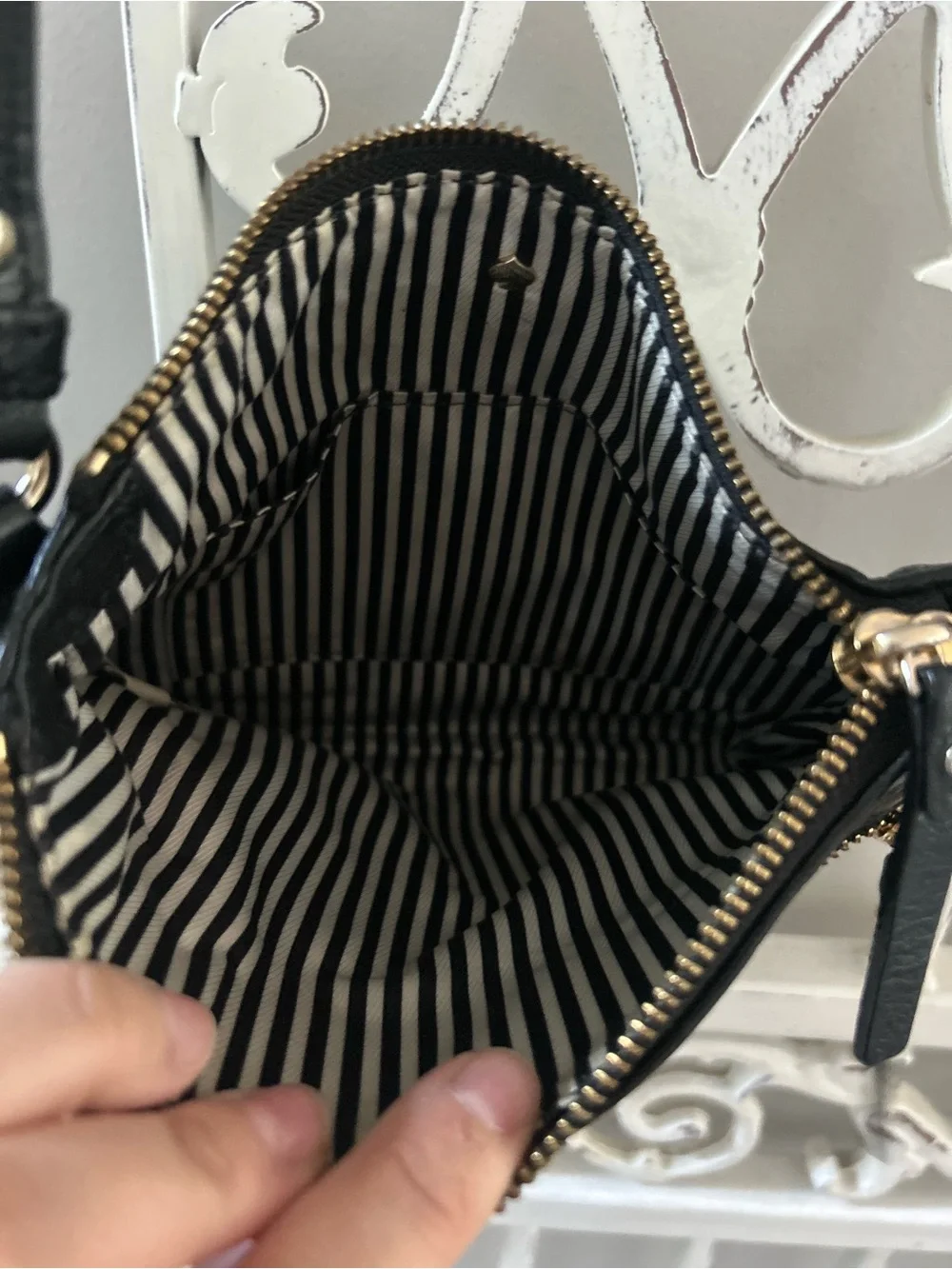 Kate Spade Cobble Hill Tenley Black Pebbled Leather Crossbody Bag